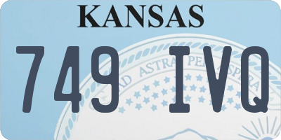 KS license plate 749IVQ