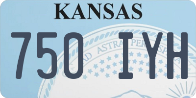 KS license plate 750IYH