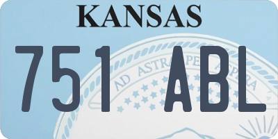 KS license plate 751ABL
