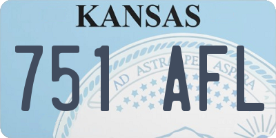 KS license plate 751AFL