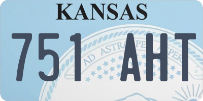 KS license plate 751AHT