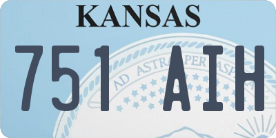 KS license plate 751AIH
