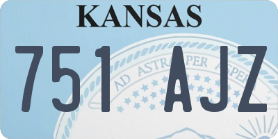 KS license plate 751AJZ