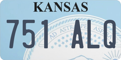 KS license plate 751ALQ