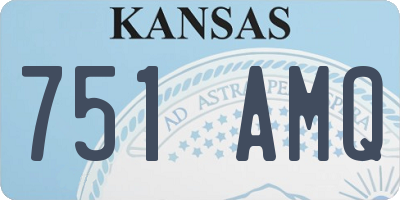 KS license plate 751AMQ