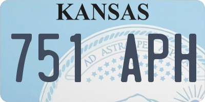 KS license plate 751APH