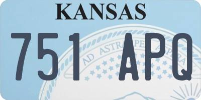 KS license plate 751APQ