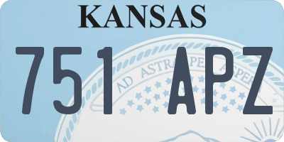 KS license plate 751APZ