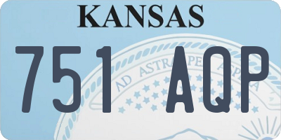 KS license plate 751AQP