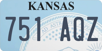 KS license plate 751AQZ