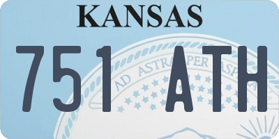 KS license plate 751ATH