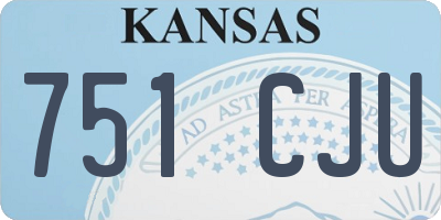 KS license plate 751CJU