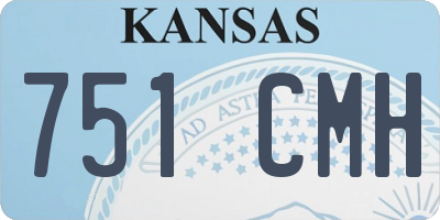 KS license plate 751CMH