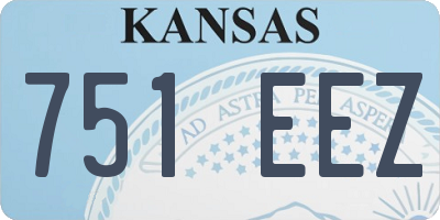 KS license plate 751EEZ