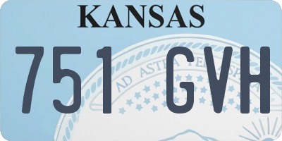 KS license plate 751GVH
