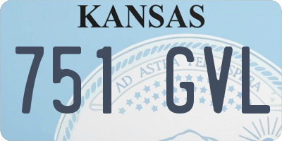 KS license plate 751GVL
