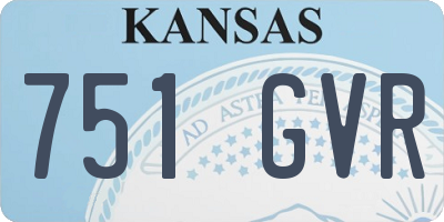 KS license plate 751GVR
