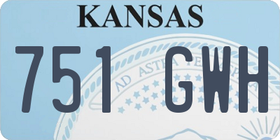 KS license plate 751GWH