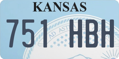 KS license plate 751HBH