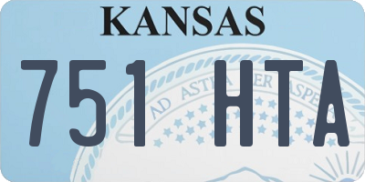 KS license plate 751HTA