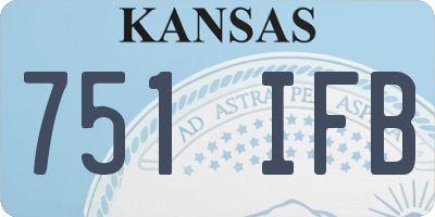 KS license plate 751IFB
