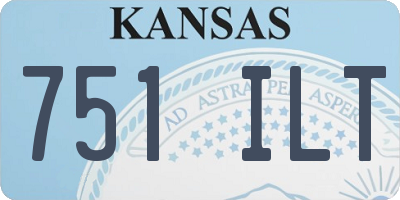 KS license plate 751ILT
