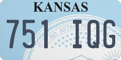 KS license plate 751IQG