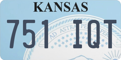 KS license plate 751IQT