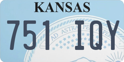 KS license plate 751IQY