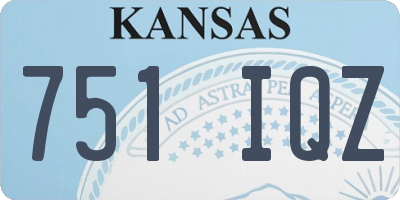 KS license plate 751IQZ
