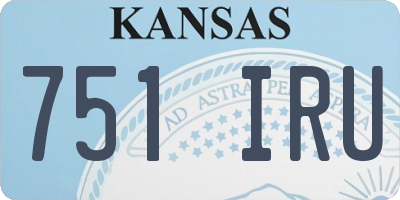 KS license plate 751IRU