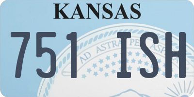 KS license plate 751ISH