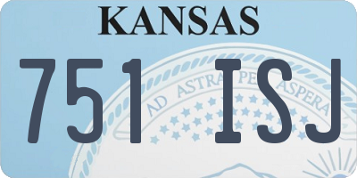 KS license plate 751ISJ