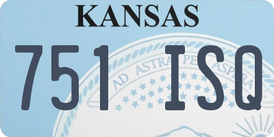 KS license plate 751ISQ