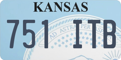 KS license plate 751ITB