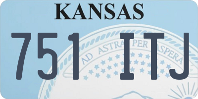 KS license plate 751ITJ