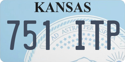 KS license plate 751ITP