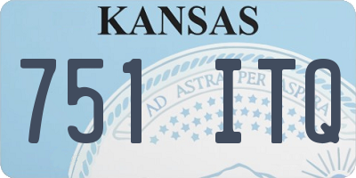 KS license plate 751ITQ