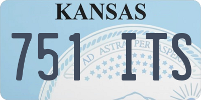 KS license plate 751ITS