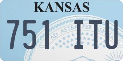 KS license plate 751ITU