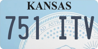 KS license plate 751ITV