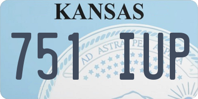 KS license plate 751IUP