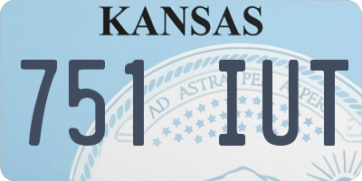 KS license plate 751IUT