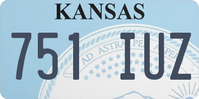 KS license plate 751IUZ