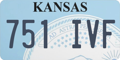 KS license plate 751IVF