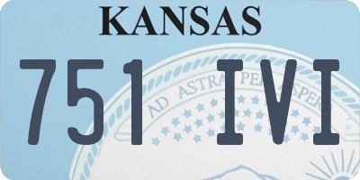 KS license plate 751IVI