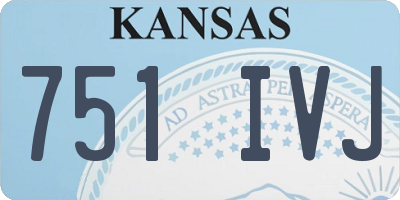 KS license plate 751IVJ