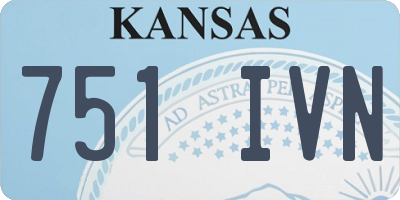 KS license plate 751IVN