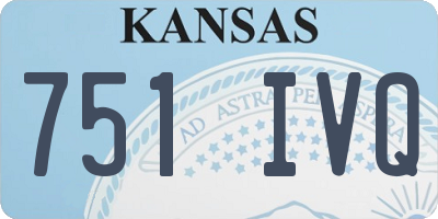 KS license plate 751IVQ