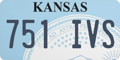 KS license plate 751IVS